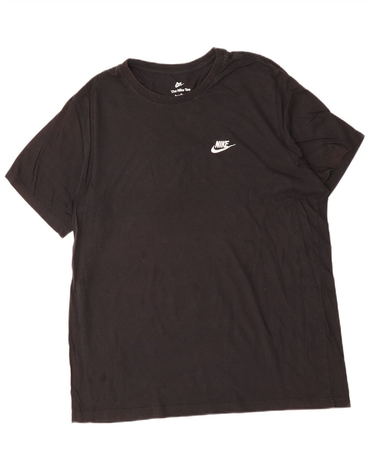 Nike T-shirt top til mænd XL sort bomuld