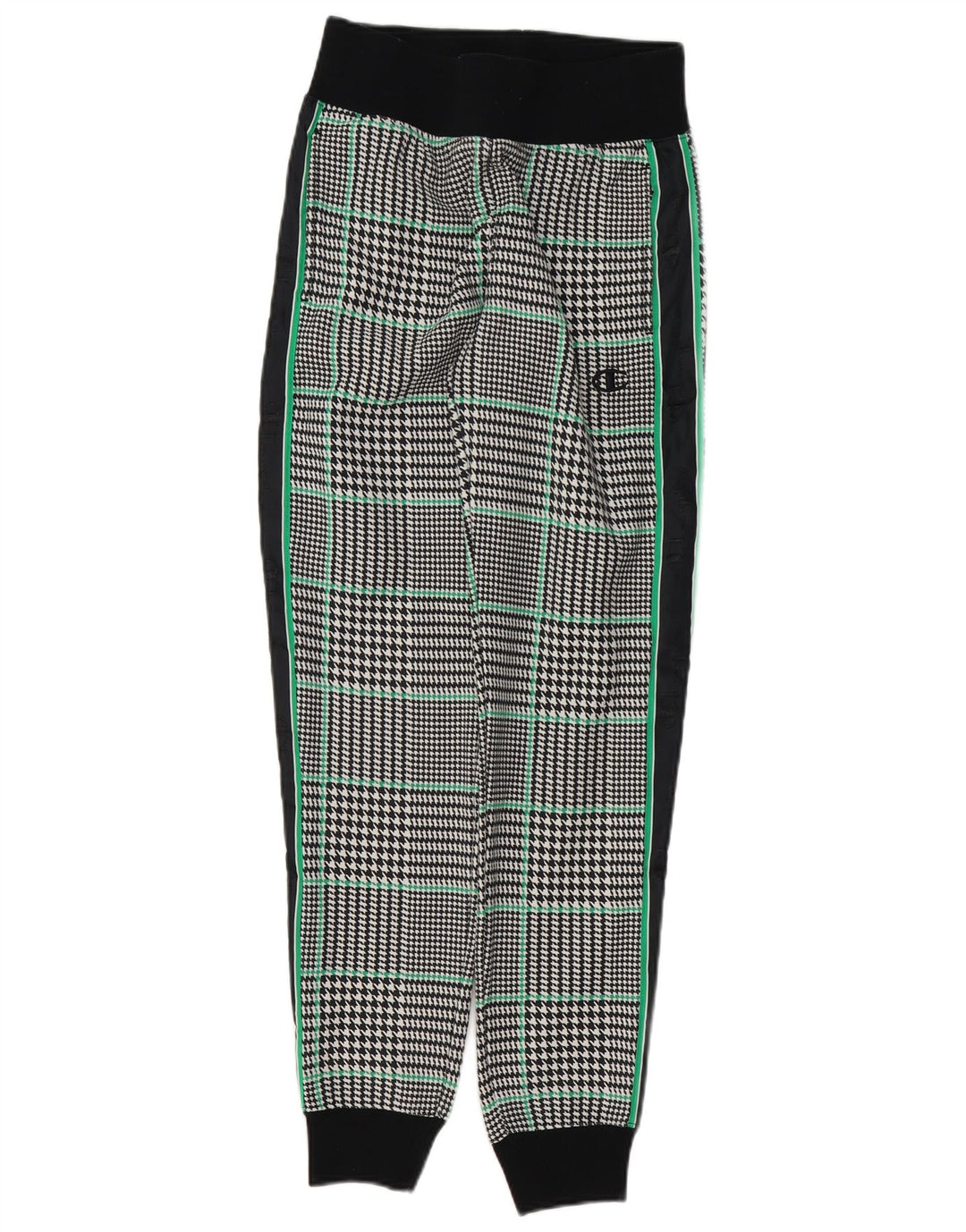 CHAMPION Womens træningsdragt Bukser Joggers UK 4 XS Black Houndstooth