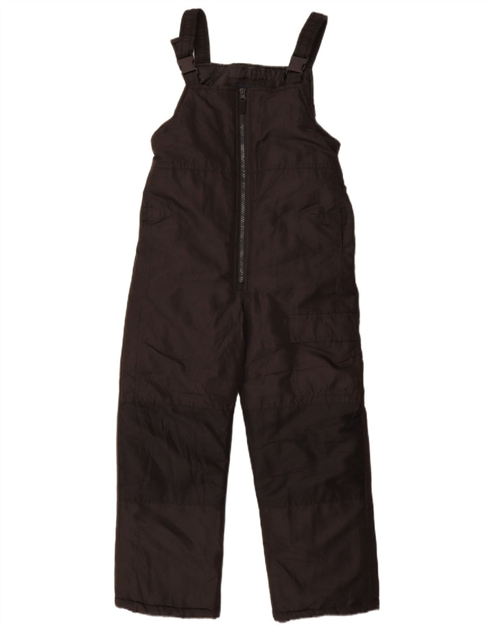 LONDON FOG Drenge Dungarees Ski Jumpsuit 7-8 år Lille sort polyester
