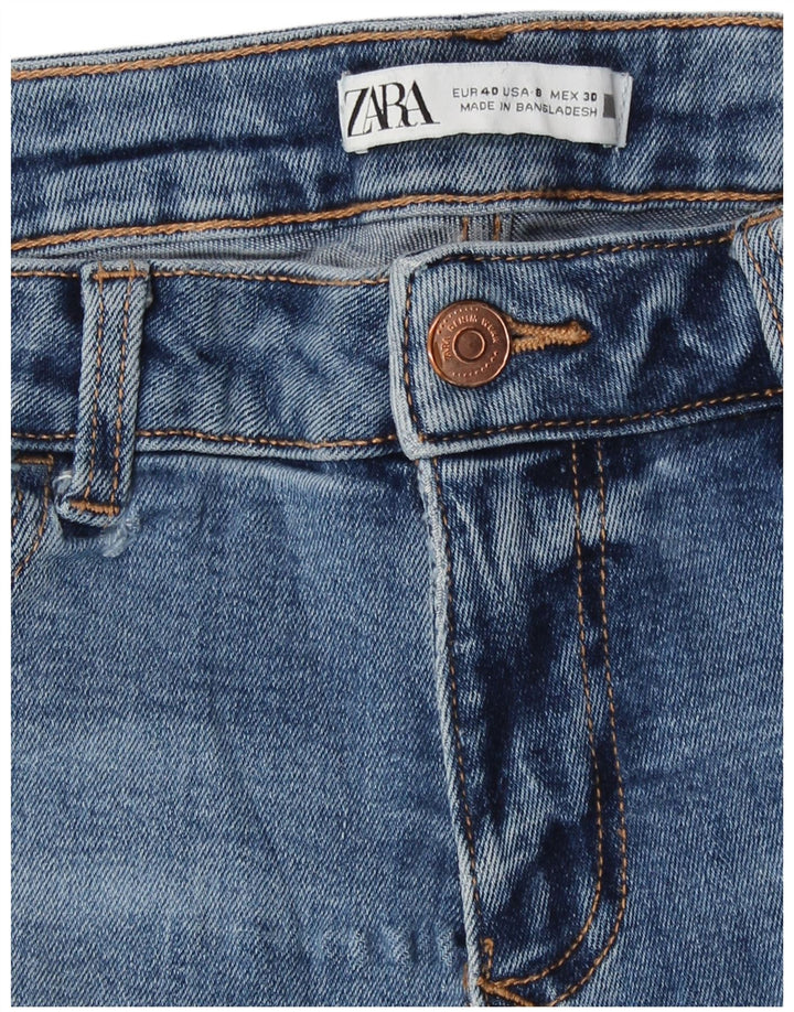 Zara Dame Skinny Jeans EU 40 Medium W30 L27 Blå