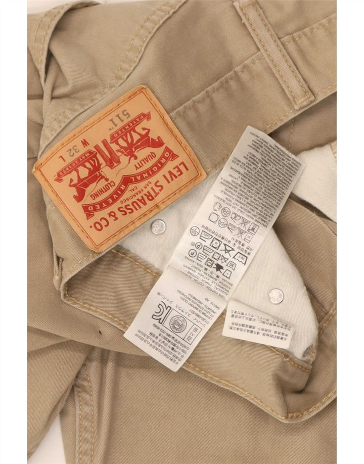 Levi's Herre 511 Casual Shorts W32 Medium Beige Bomuld