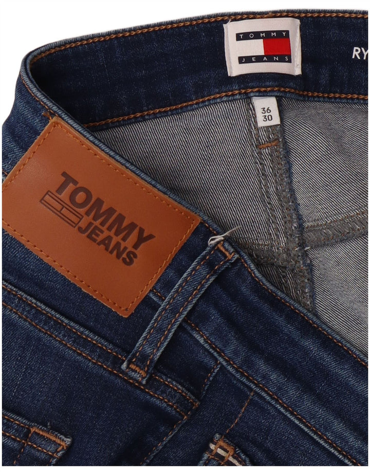 TOMMY HILFIGER Herre Ryan Regular Fit Straight Jeans W36 L30 Blå Bomuld