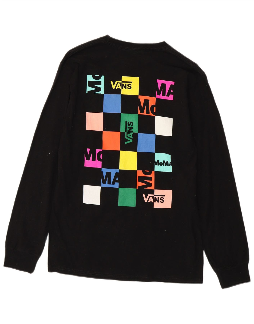 VANS Herre Moma Classic Fit Grafisk Top Langærmet Lille Sort Bomuld
