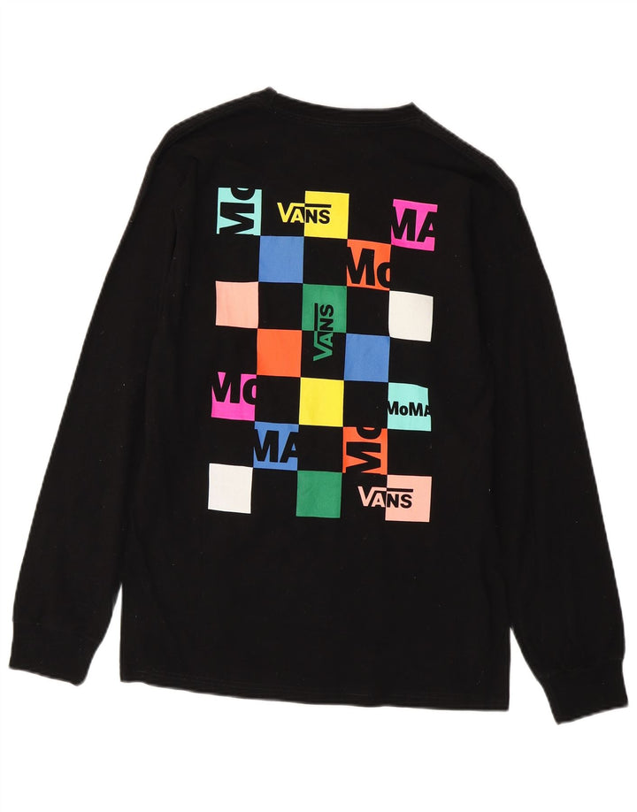 VANS Herre Moma Classic Fit Grafisk Top Langærmet Lille Sort Bomuld