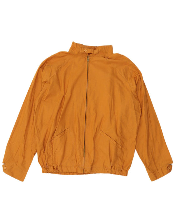 Vintage herre bomberjakke UK 42 XL orange bomuld