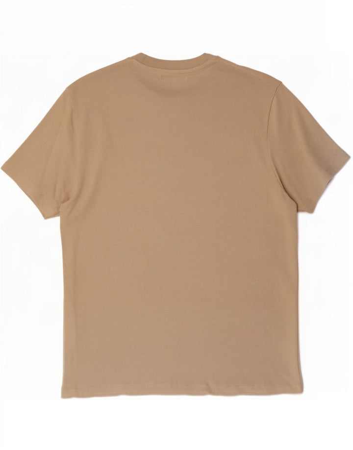 Zara Herre T-Shirt Top Lille Beige