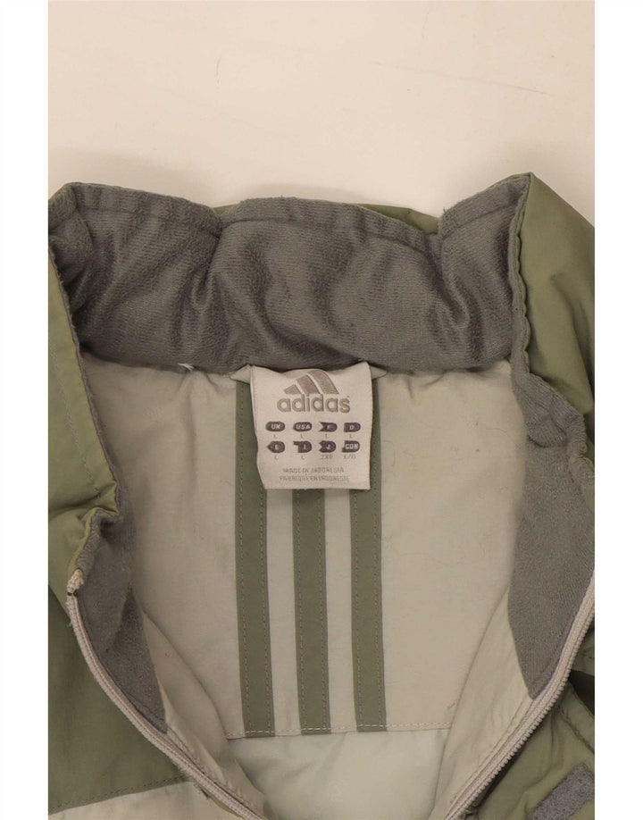 Adidas Polstret Herrejakke UK 40 Stor flerfarvet Colourblock Polyester