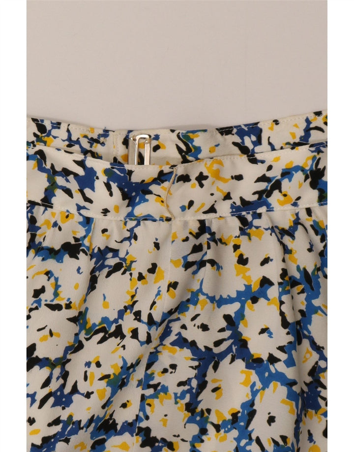 Vintage kvinders A-line nederdel W26 Lille flerfarvet blomster