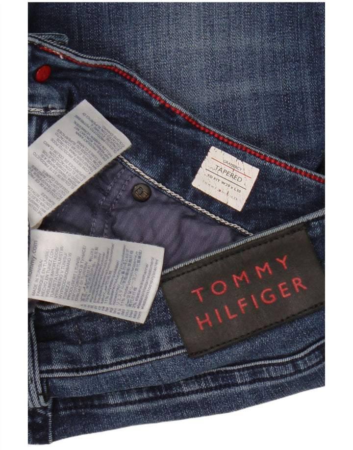 TOMMY HILFIGER Kvinder Gramercy Tapered Jeans W29 L30 Blå Bomuld