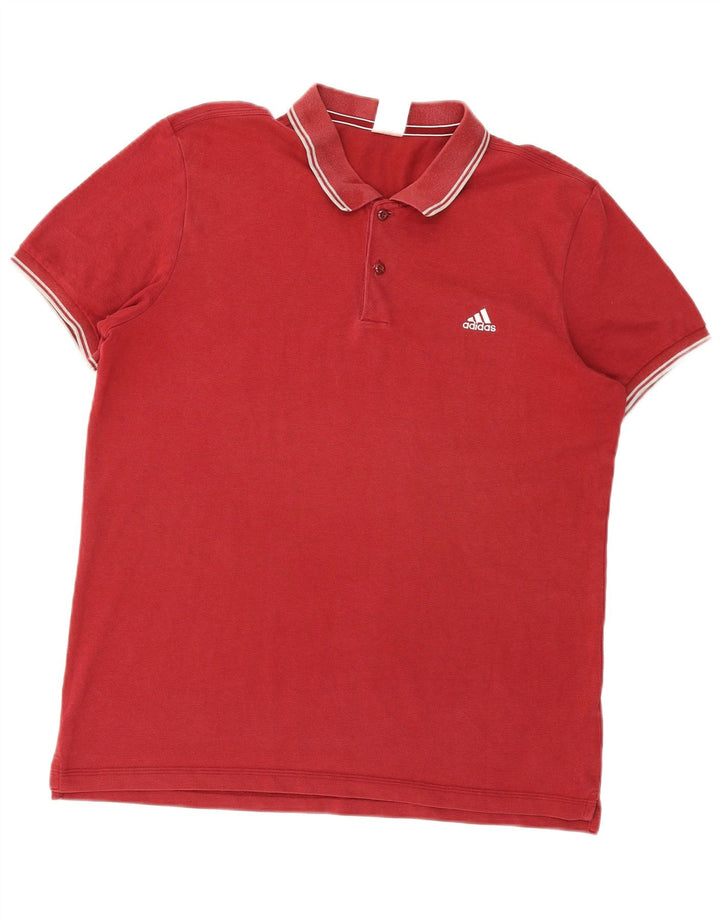 Adidas Polo Shirt til mænd XL Rød