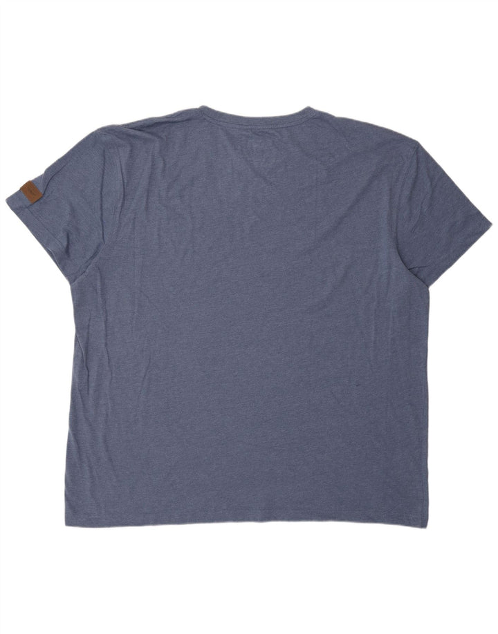 ARIZONA Herre grafisk T-shirt top 3XL marineblå bomuld