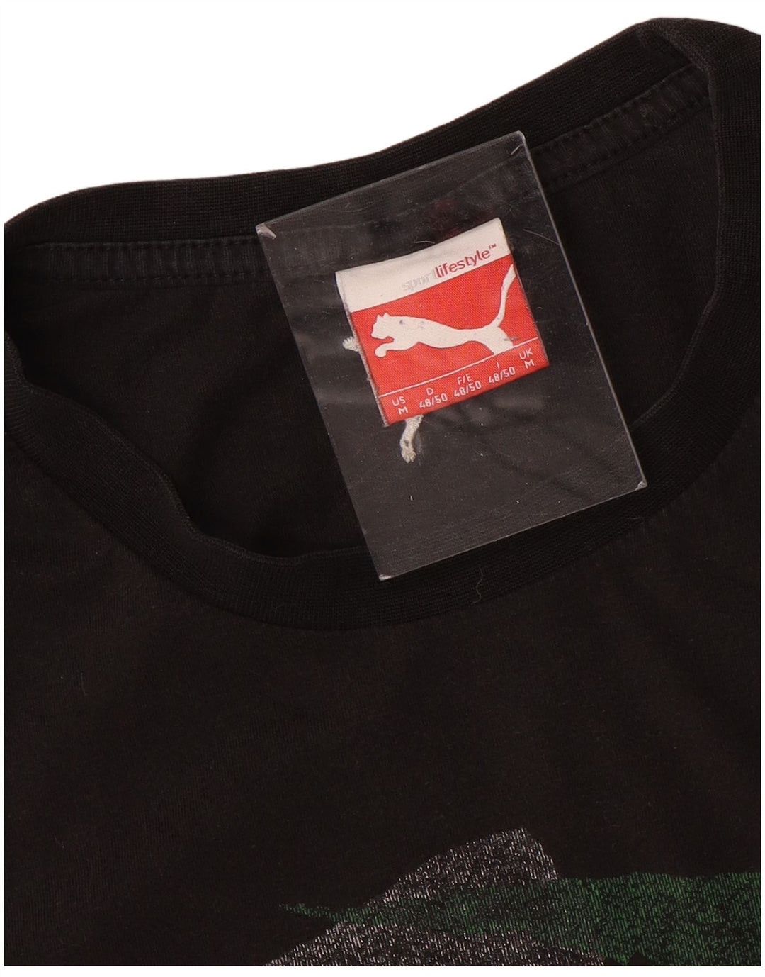 PUMA Grafisk T-shirt til mænd, medium marineblå