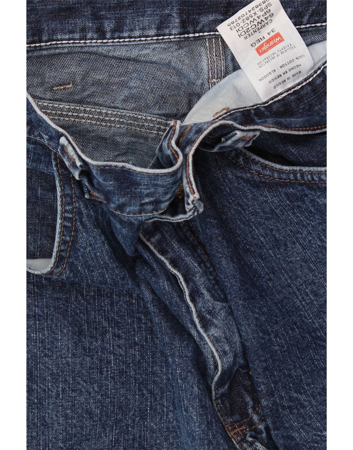 WRANGLER Mens Denim Shorts W34 Large Blue Cotton Vintage Wrangler and Second-Hand Wrangler from Messina Hembry 