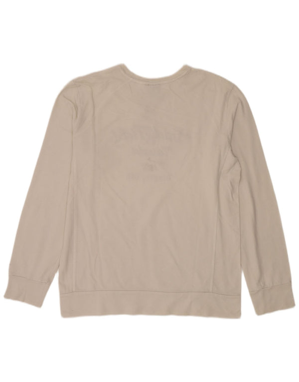 Nike grafisk sweatshirt til mænd UK 45/47 XL Hvid bomuld
