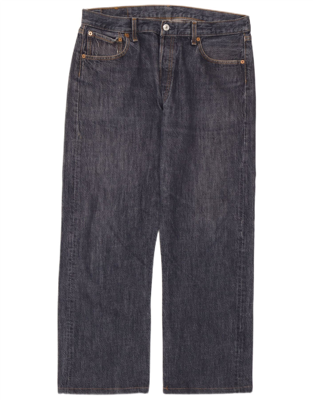 Levi's Herre 501 Straight Jeans W36 L28 Marineblå