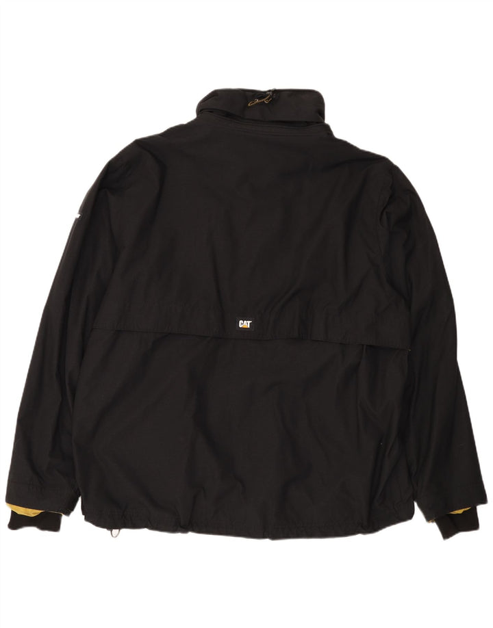 CAT Regnjakke til mænd UK 44 2XL Sort Nylon