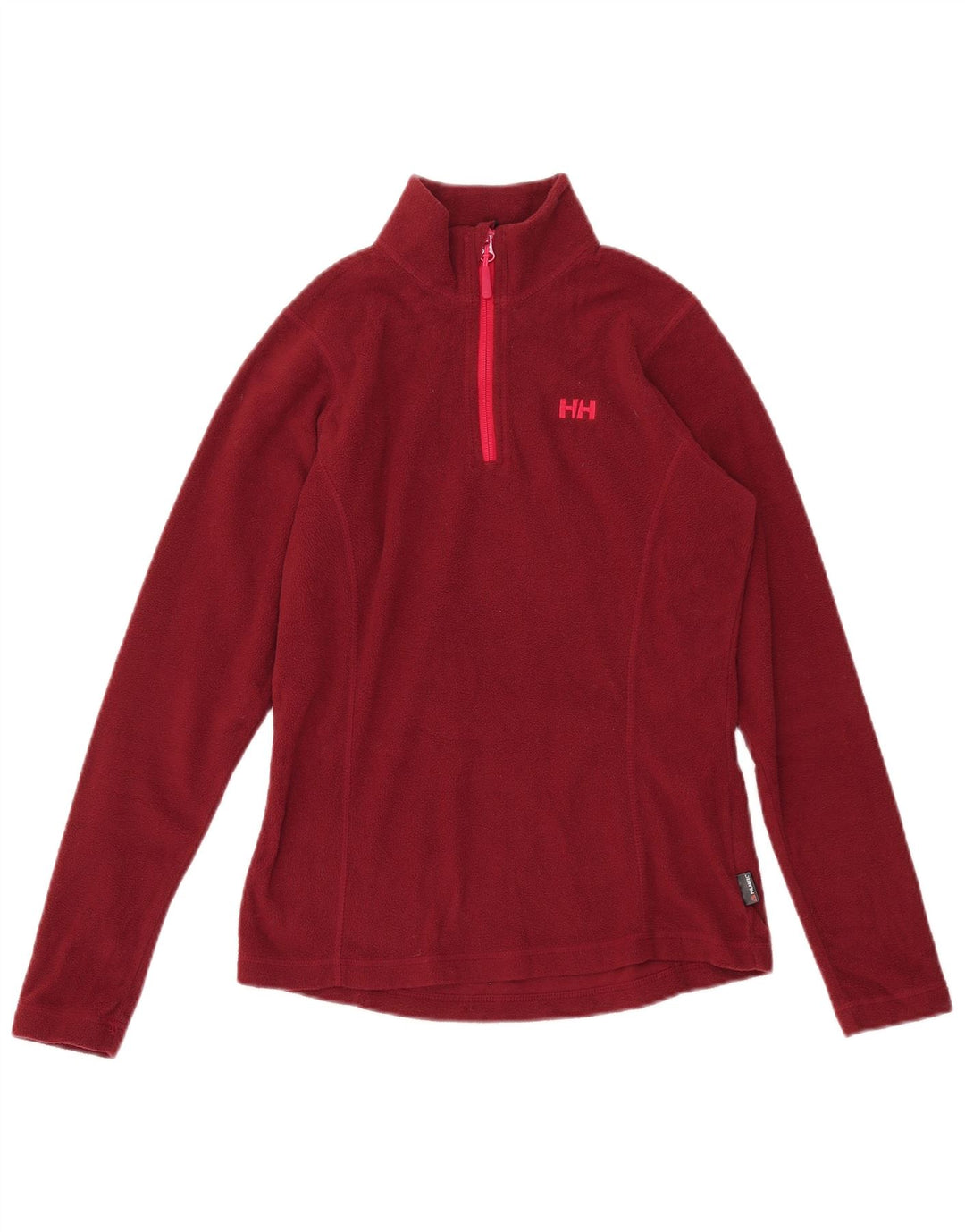 HELLY HANSEN Fleecetrøje med lynlås til kvinder UK 10 Lille rødbrun polyester