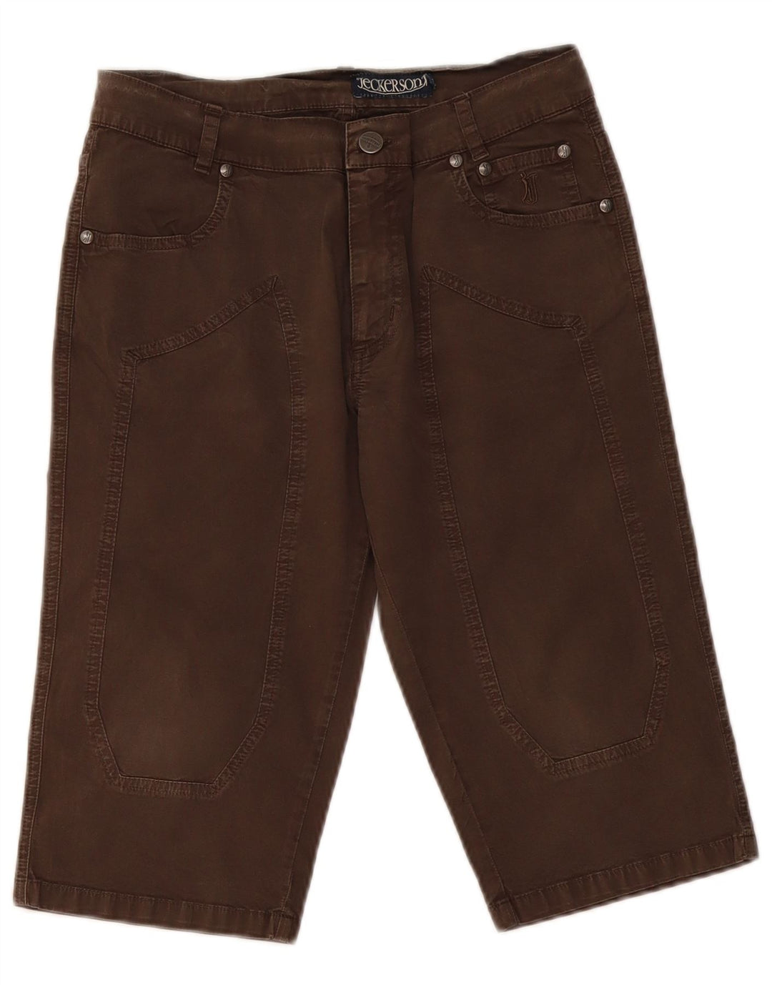 Jeckerson Casual Shorts til kvinder W30 Medium Brun Bomuld
