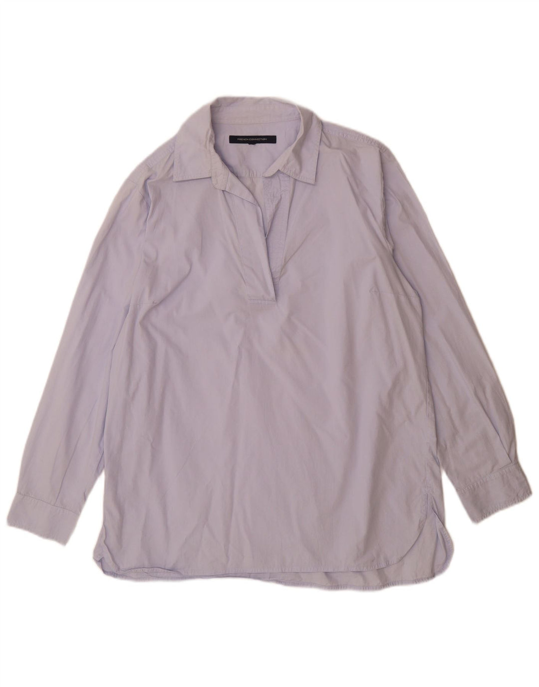 French Connection Dame Pullover Shirt UK 14 Large Blue