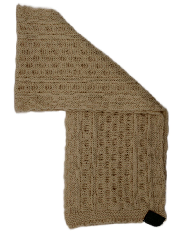 Glencroft Kvinder strik rektangel tørklæde One Size Off White New Wool Winter