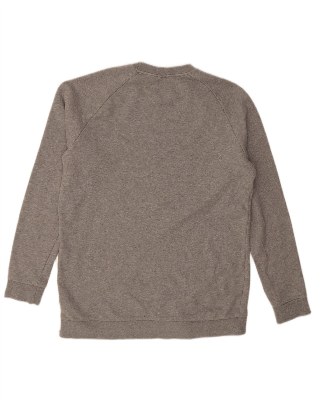 Adidas grafisk sweatshirt til mænd mellem grå bomuld