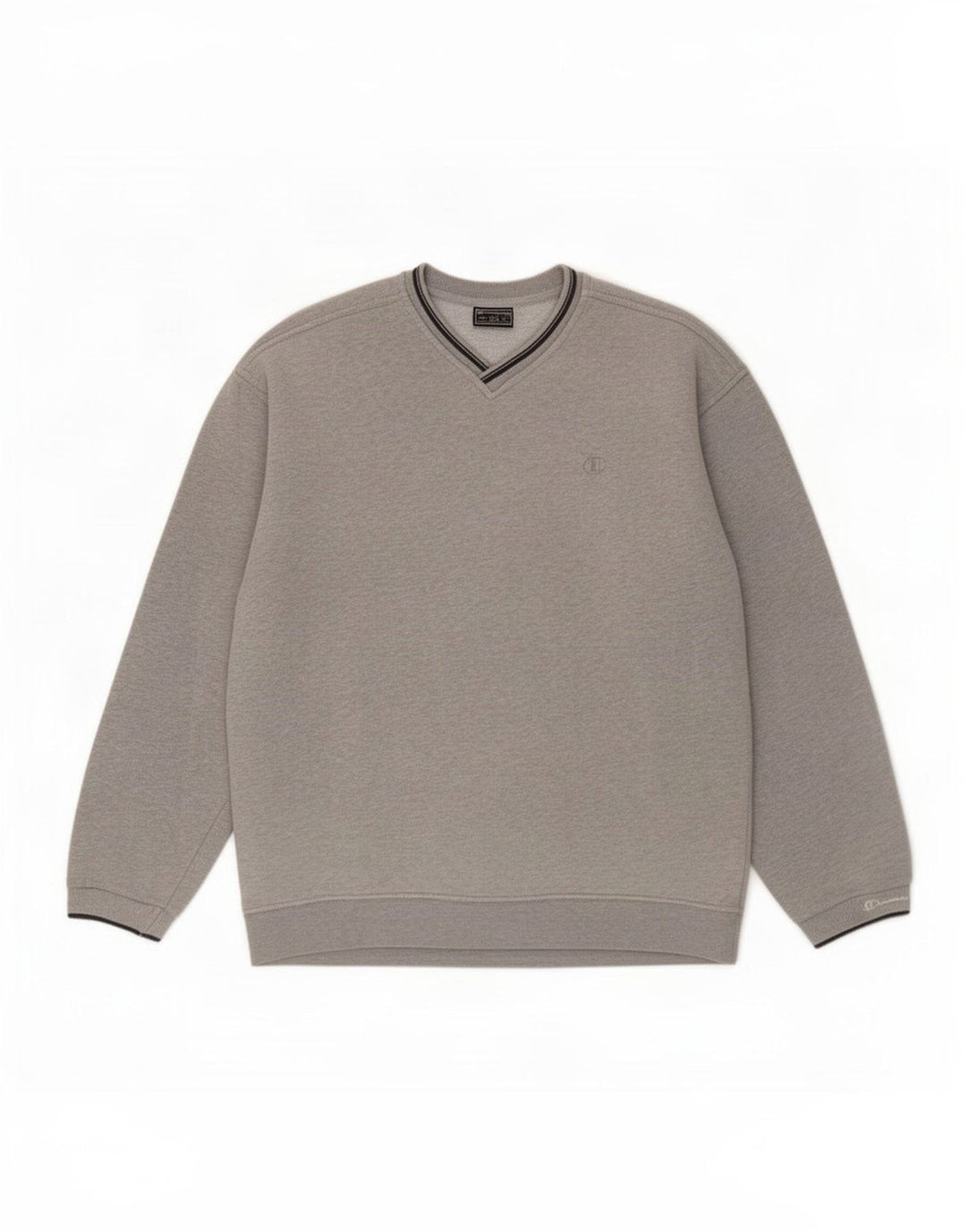 Champion Herre Sweatshirt Jumper Medium Grå Bomuld