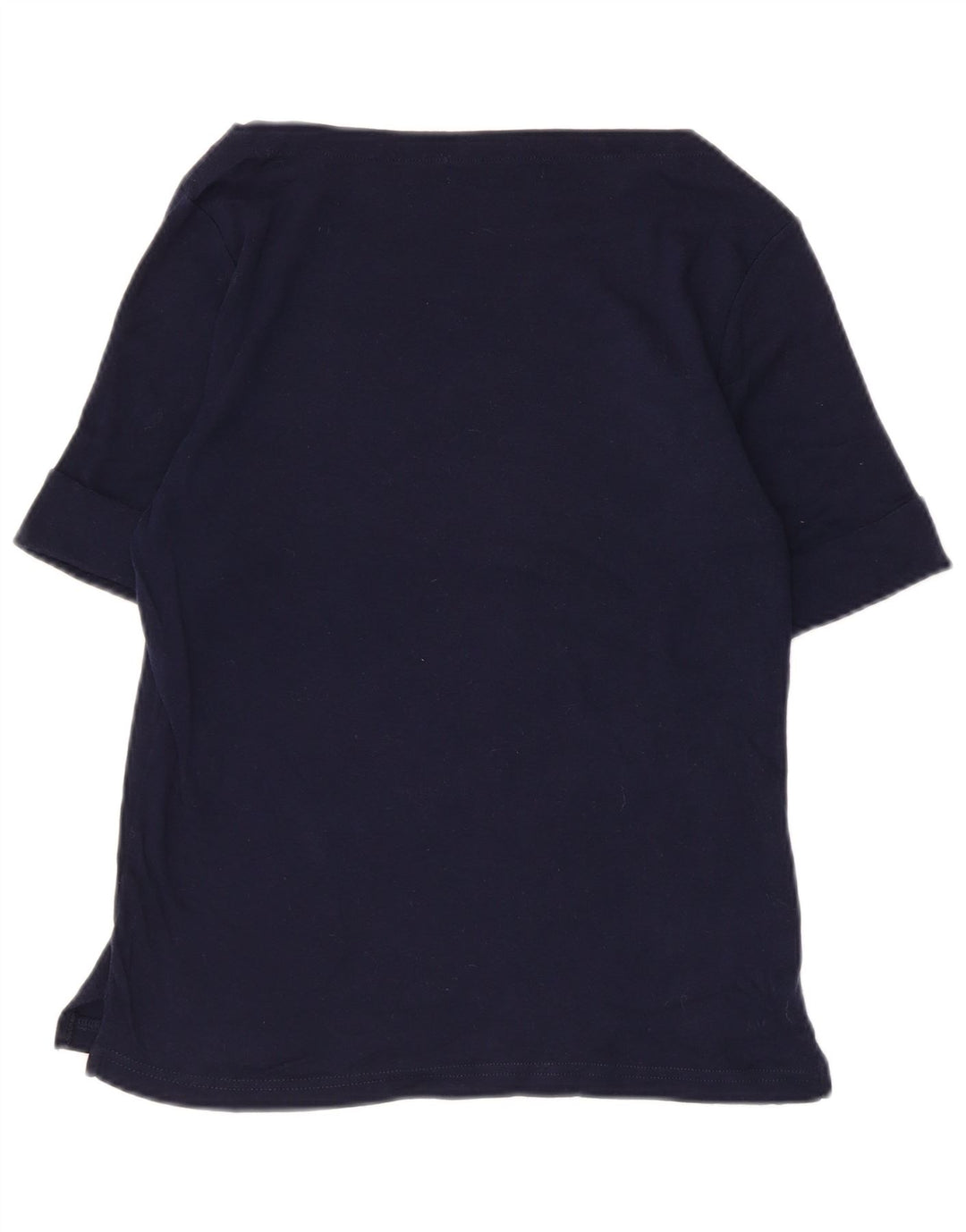 Ralph Lauren Damebluse Top UK 10 Small Navy Blue