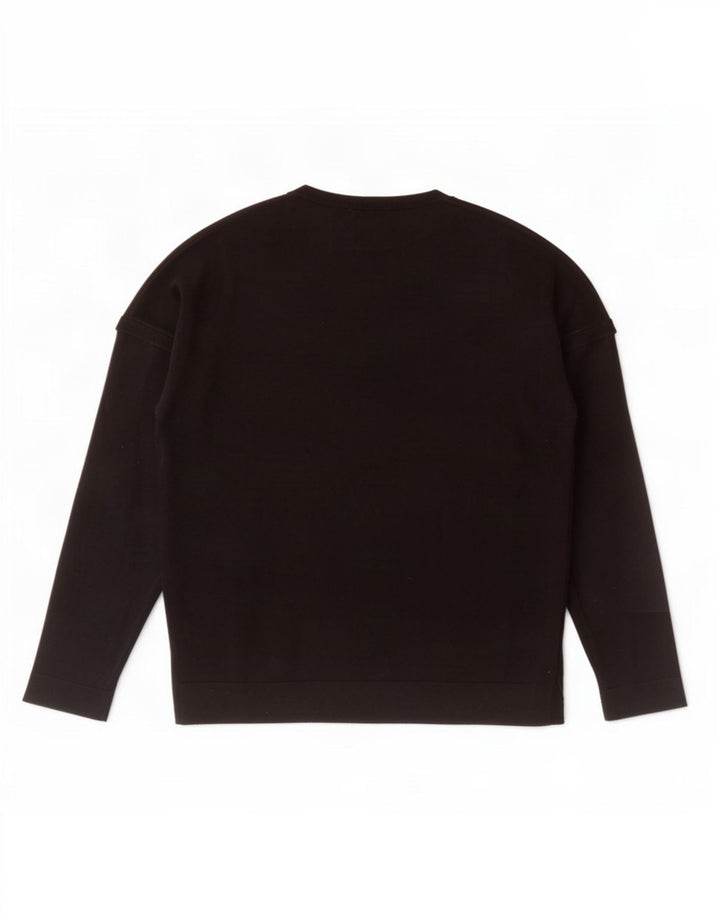 Zara Herre Boat Neck Jumper Sweater Large Sort