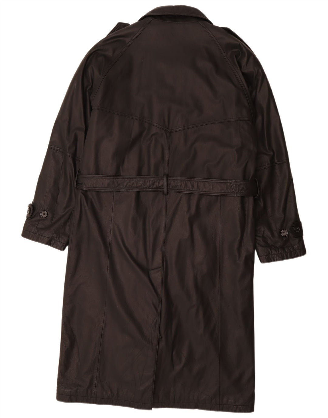 WESTBURY Læder Trench Coat til mænd IT 52 XL sort læder