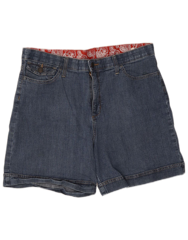 Lee Dame højtaljede denimshorts US 16 2XL W34 Blå Bomuld