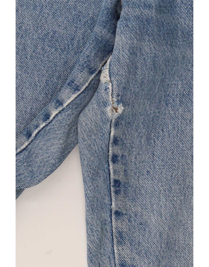Vintage koniske jeans til kvinder Medium W28 L29 blå bomuld
