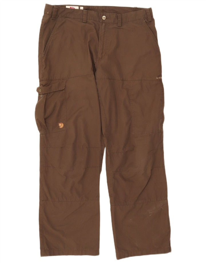 Fjall Raven Herre Straight Cargo Bukser W37 L31 Khaki Polyester