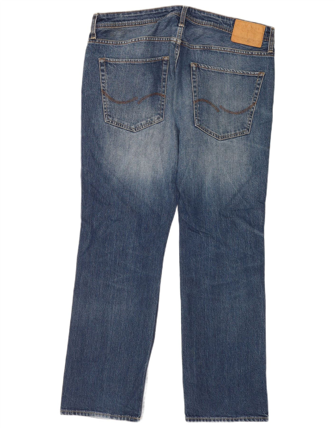 Jack & Jones Straight Jeans til mænd W36 L32 Blå