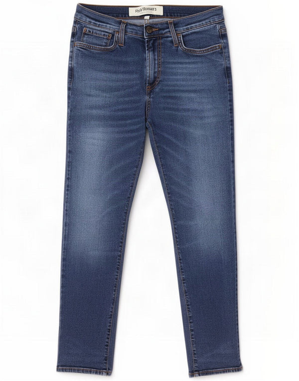 Roy Rogers Dame Slim Jeans W28 L26 Blue Cotton