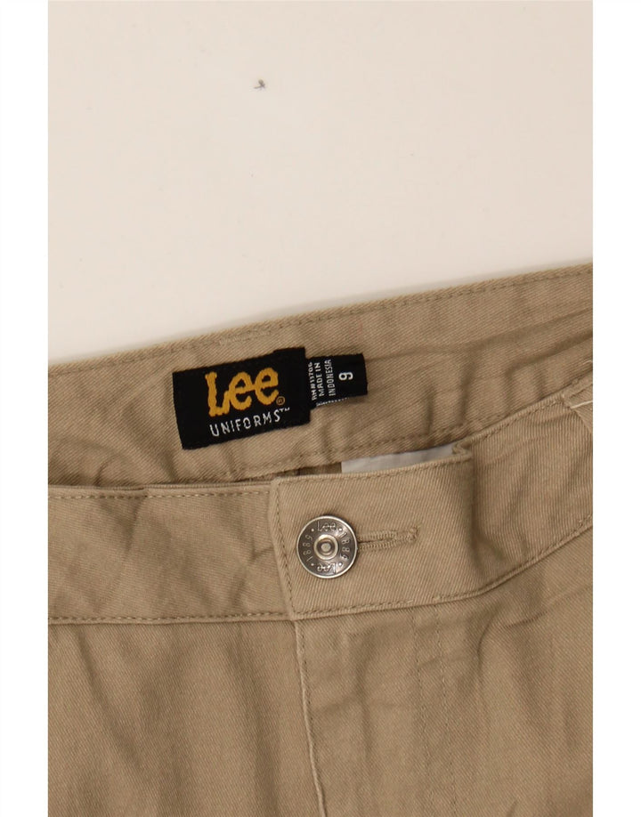 LEE Womens Straight Chino Trousers US 9 Medium W32 L32 Beige Cotton Vintage Lee and Second-Hand Lee from Messina Hembry 