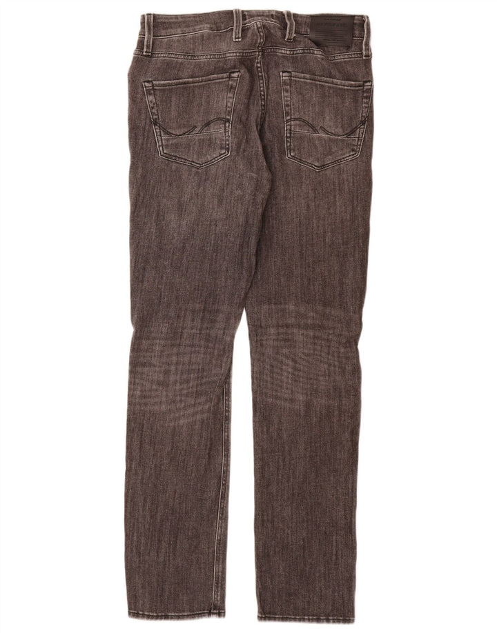 Jack & Jones Herre Distressed Slim Jeans W31 L34 Grå Bomuld