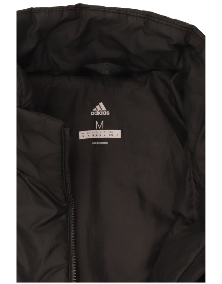 ADIDAS Polstret jakke til mænd UK 38 Medium Sort Polyester