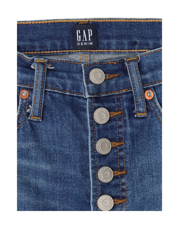 Gap Dame Cropped Jeans IT 42/44 Medium W28 L26 Blå Bomuld