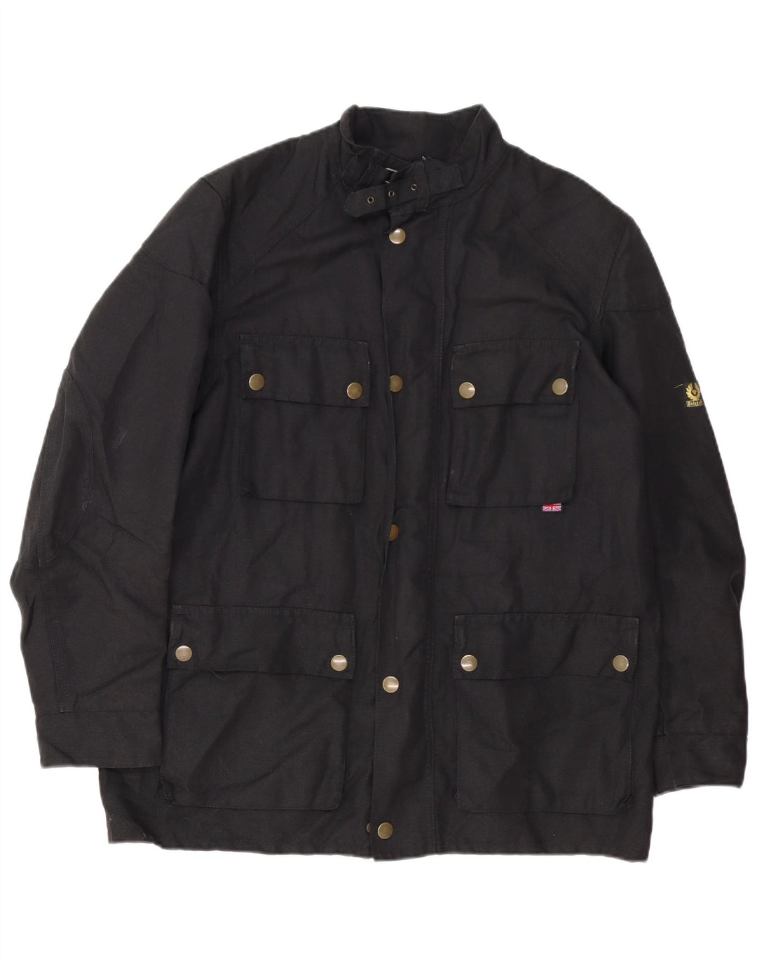 BELSTAFF Herre Utility Jacket UK 38 Medium Sort Bomuld