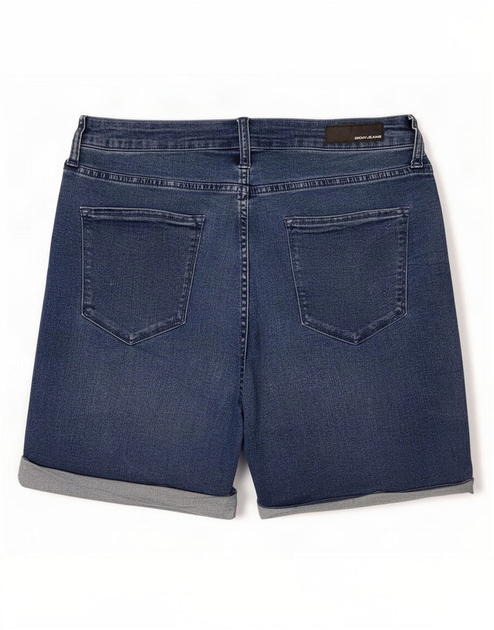 Dkny Dame Denim Shorts US 8 Medium W30 Blå Bomuld