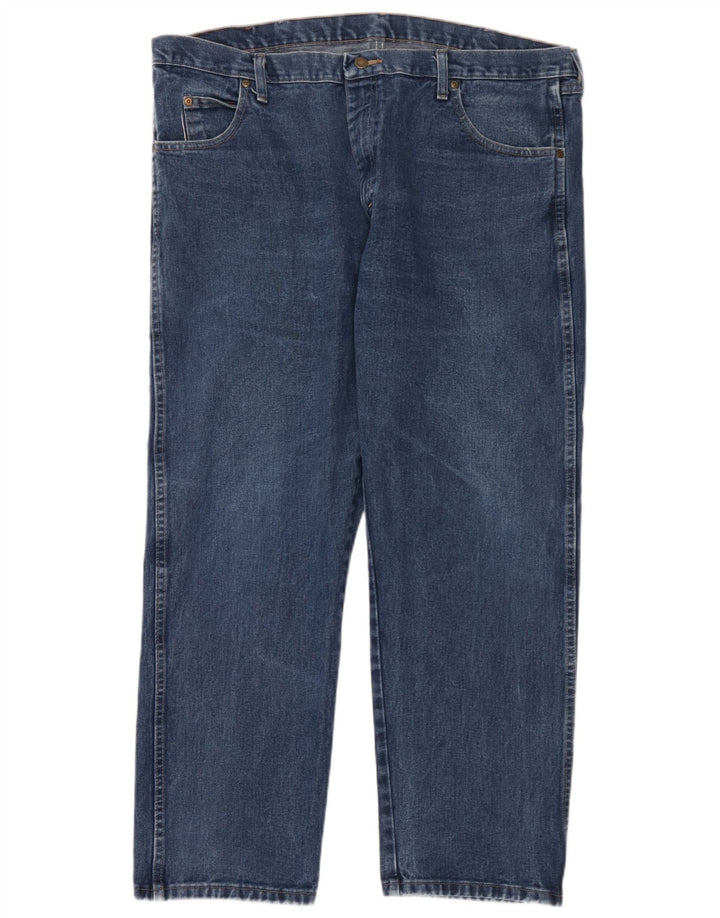 Wrangler Straight Jeans til mænd W42 L30 blå bomuld