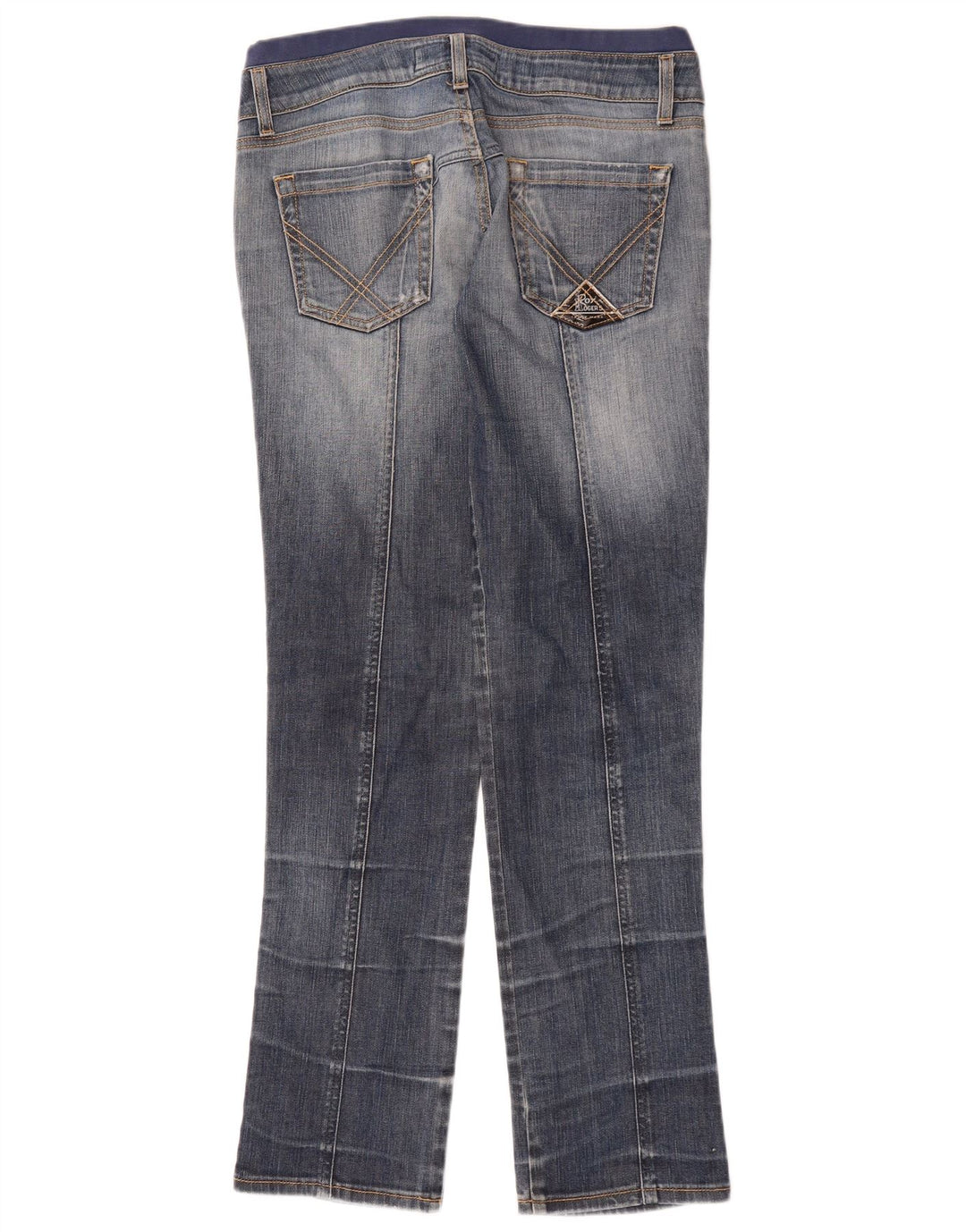 ROY ROGERS Lige jeans til kvinder IT 44 Medium W30 L33 Blå Bomuld