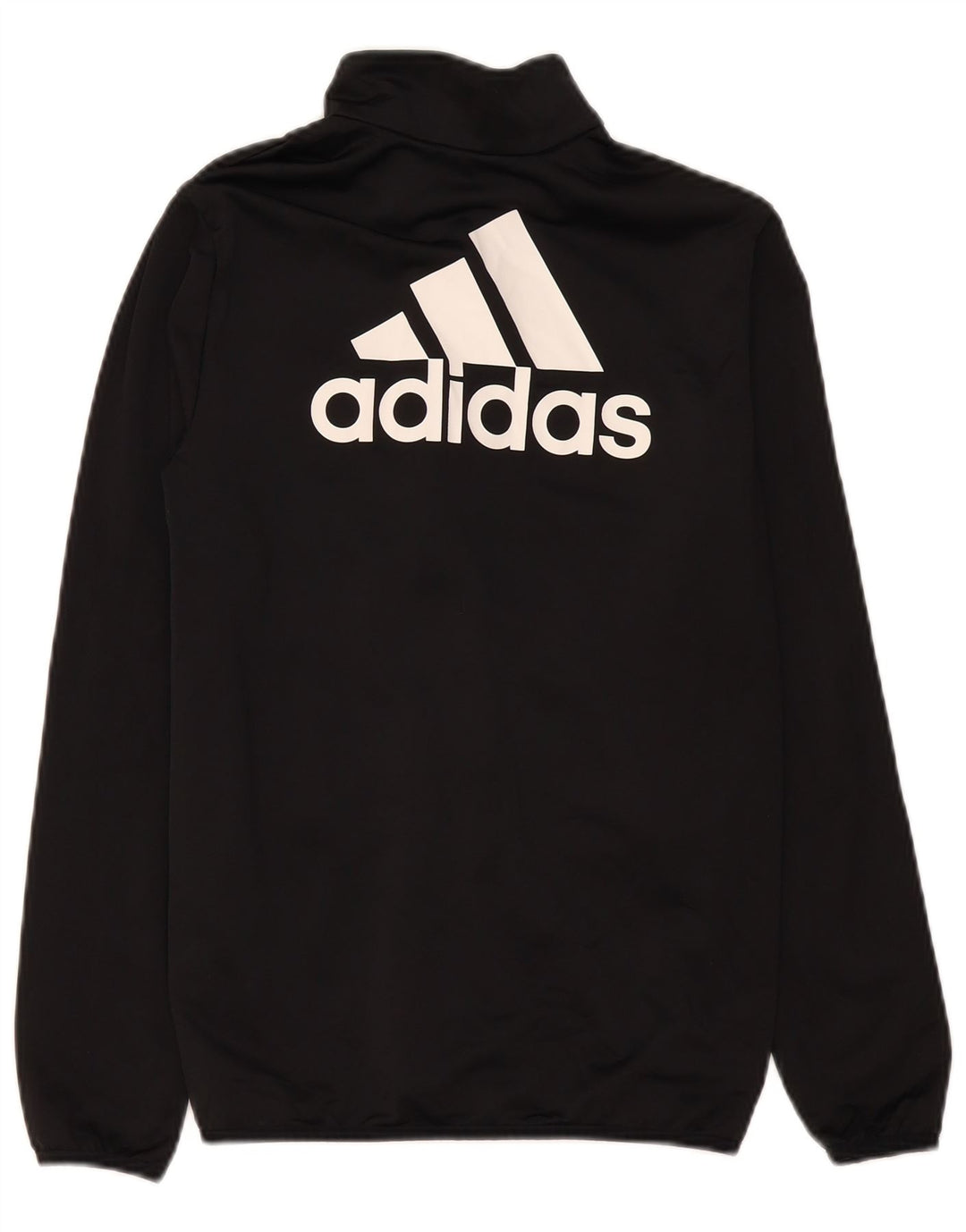 Adidas drenge grafisk træningsdragt topjakke 13-14 år sort polyester