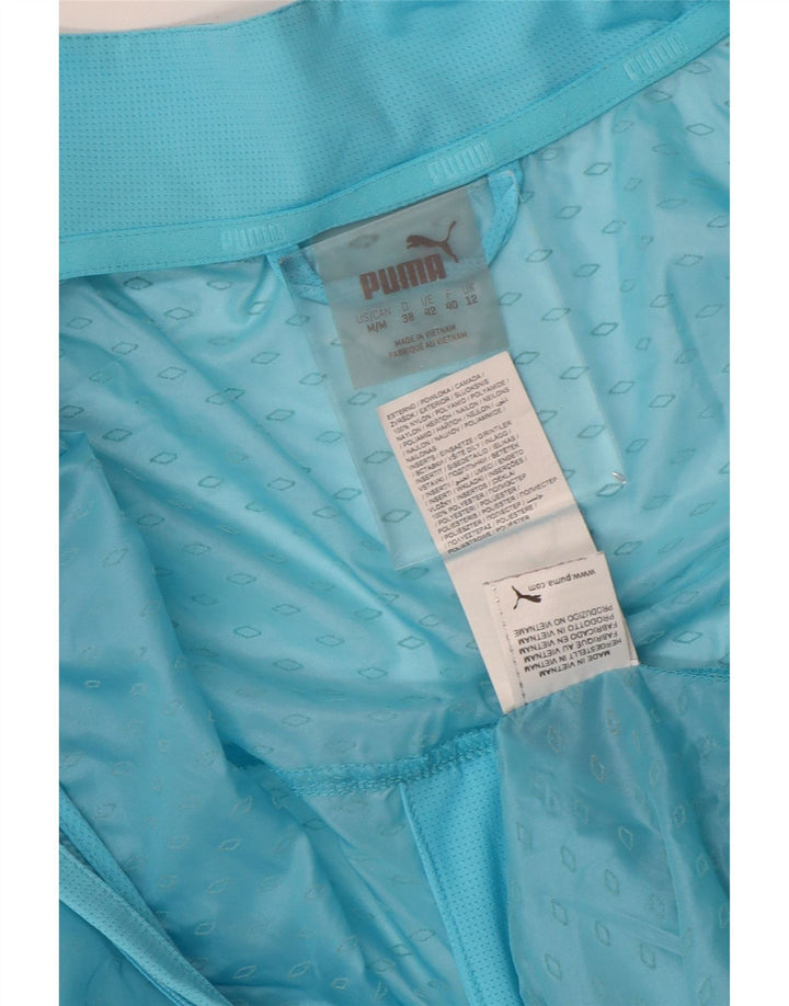 PUMA Regnjakke til kvinder UK 12 Medium Blue Nylon