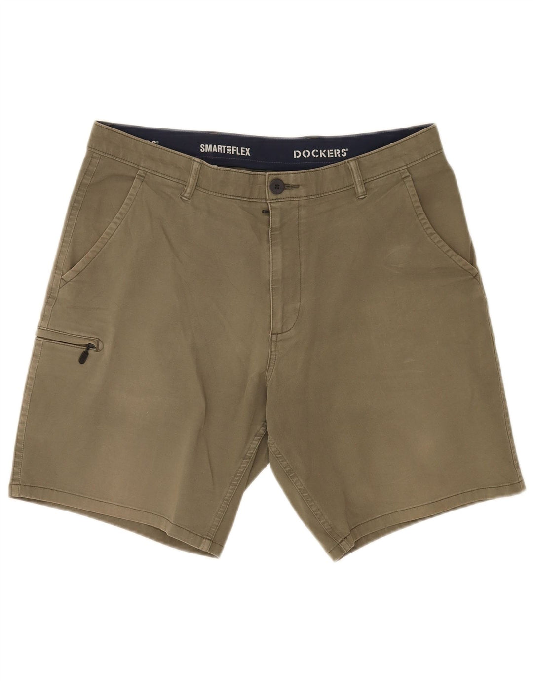 Dockers Herre Cargo Shorts W34 Large Khaki Bomuld