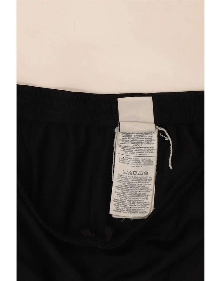 Nike Dame Dri Fit træningsdragt Bukser UK 12 Medium Sort Polyester