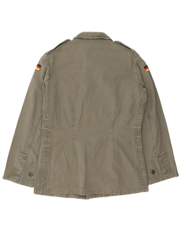 Vintage Herre Military Jacket UK 38 Medium Khaki