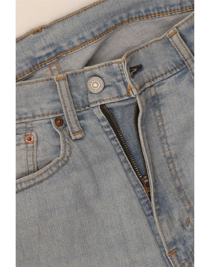 Levi's Dame 513 Straight Jeans W36 L30 Blå