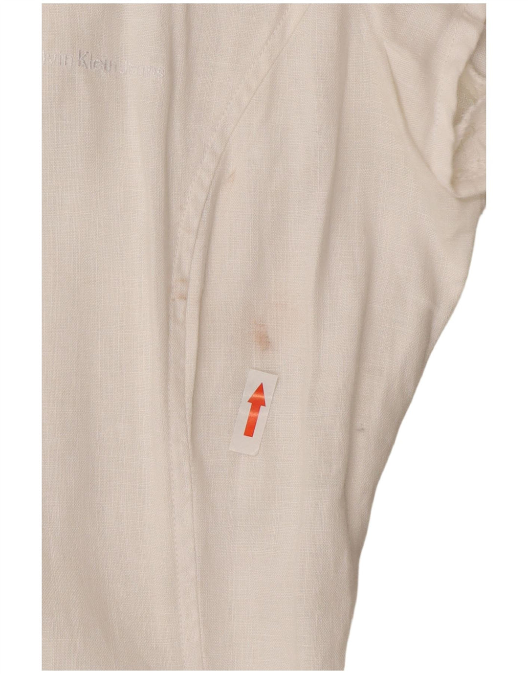 Calvin Klein Jeans Dame A-Line Kjole UK 14 Medium White