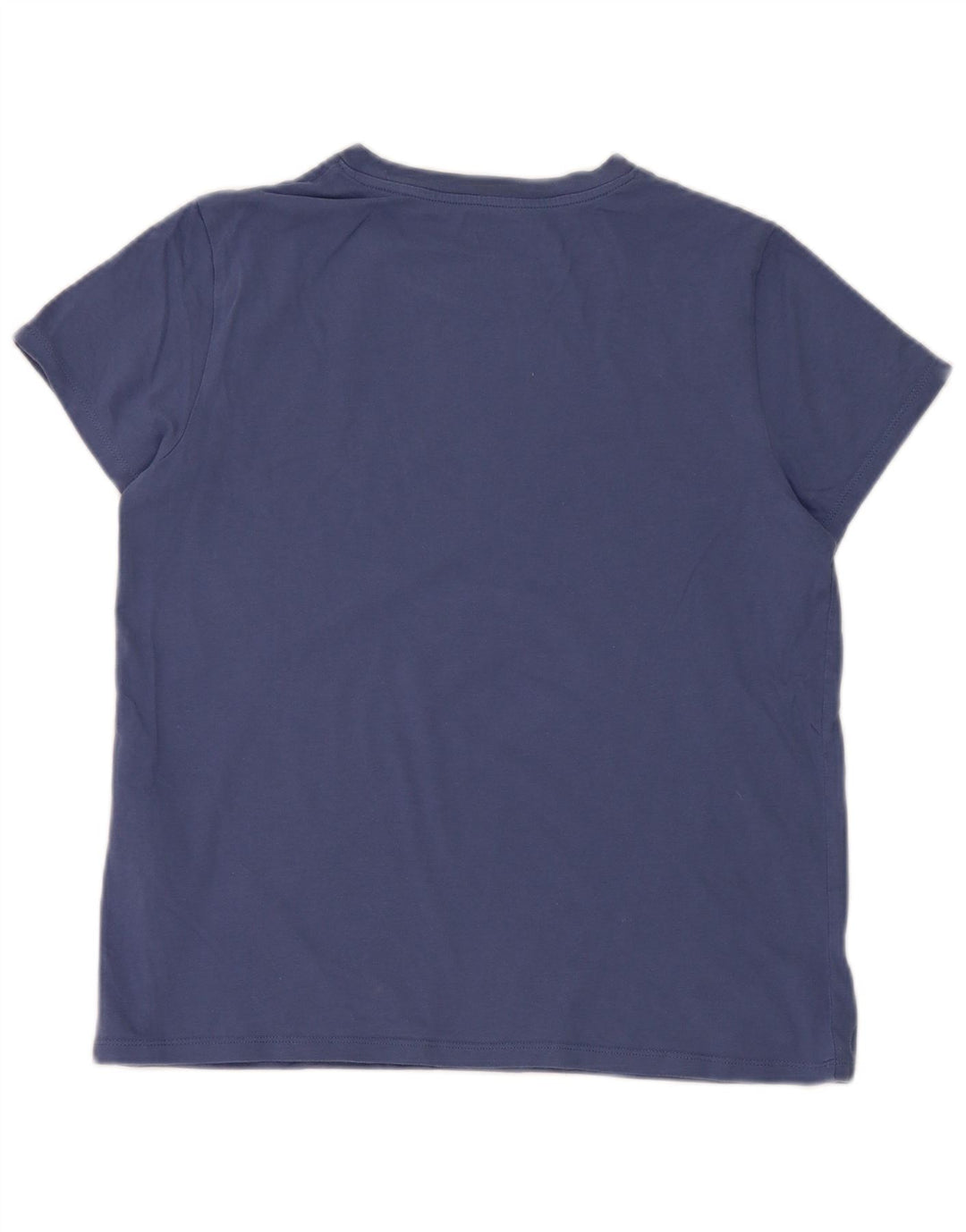 Levi's Grafisk T-shirt top til kvinder UK 12 Mellemblå bomuld